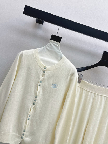 Chan 25fw knitted suit