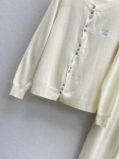Chan 25fw knitted suit