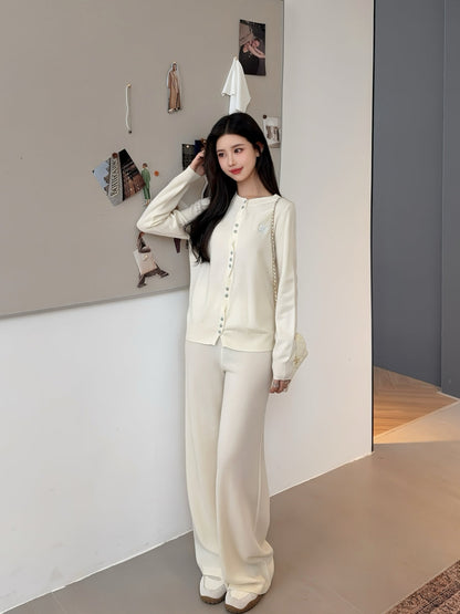 Chan 25fw knitted suit