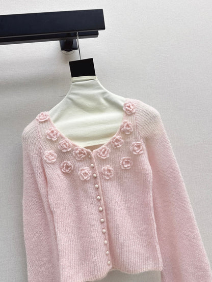Chan 25fw knitted cardigan