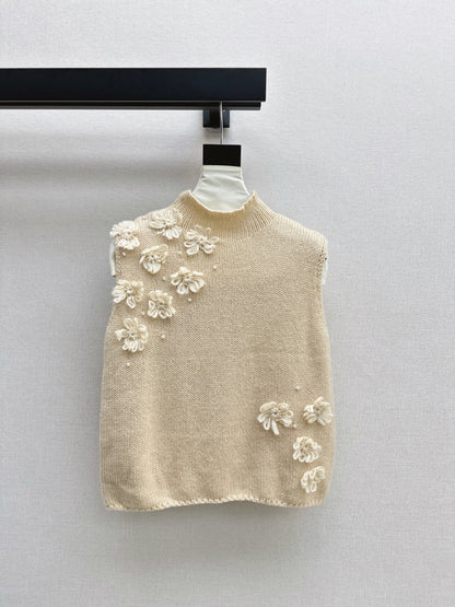 Chan 25fw knitted vest