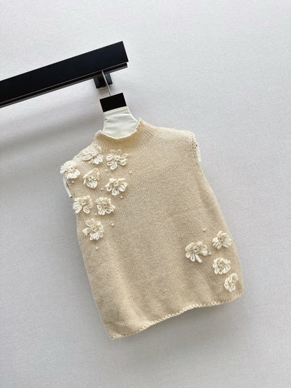 Chan 25fw knitted vest