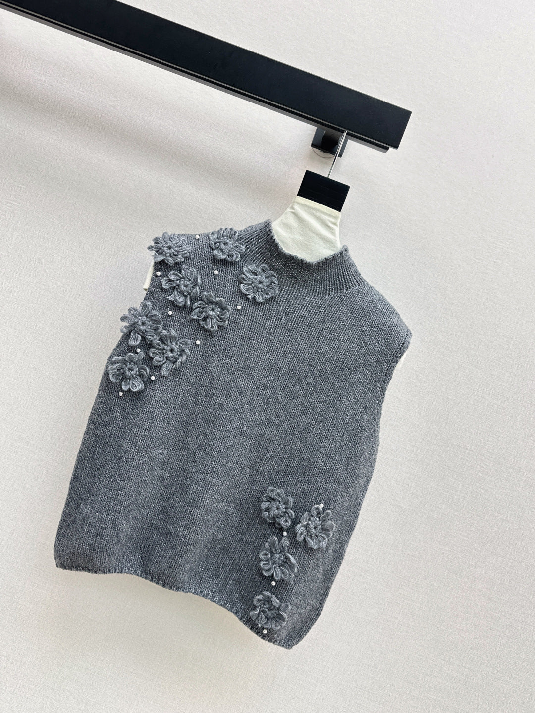 Chan 25fw knitted vest