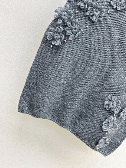 Chan 25fw knitted vest