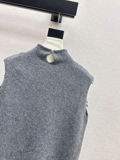 Chan 25fw knitted vest