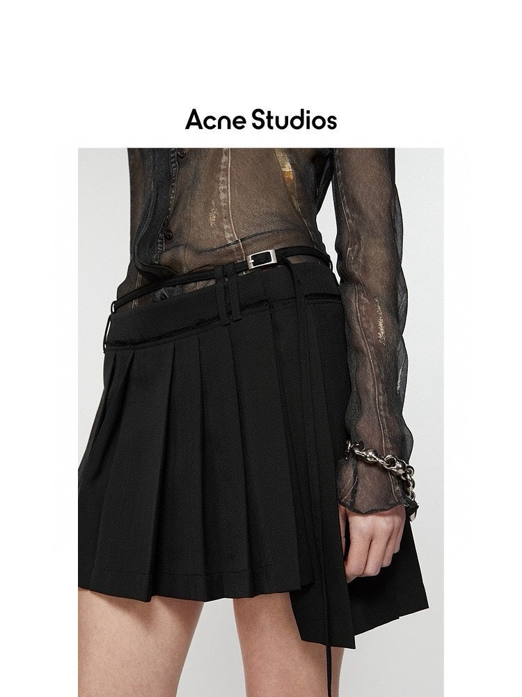 Acn 25fw pleated skirts