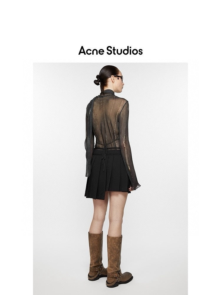 Acn 25fw pleated skirts