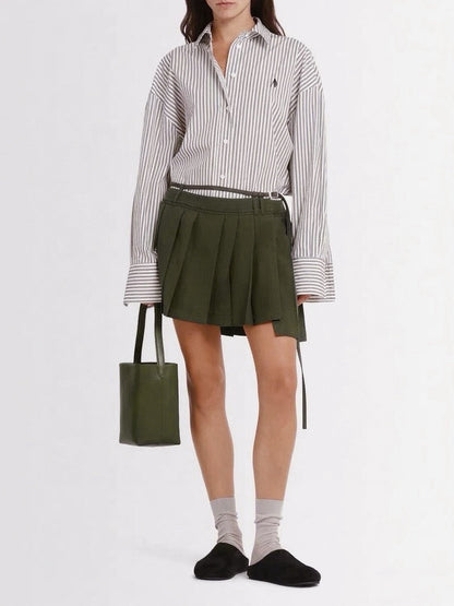 Acn 25fw pleated skirts
