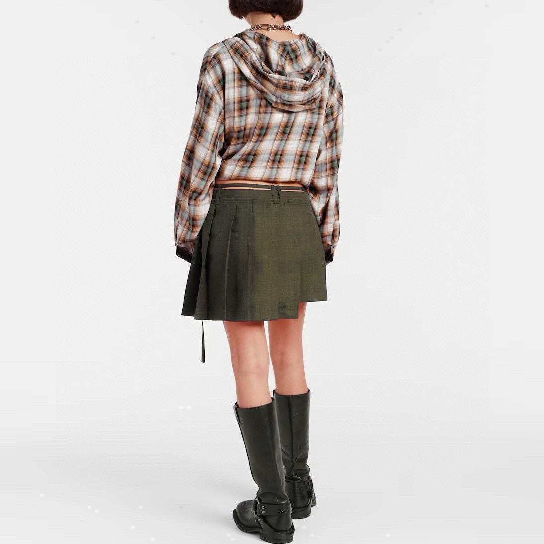 Acn 25fw pleated skirts