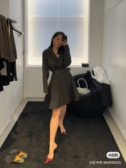 Alai 25fw hoodie dress