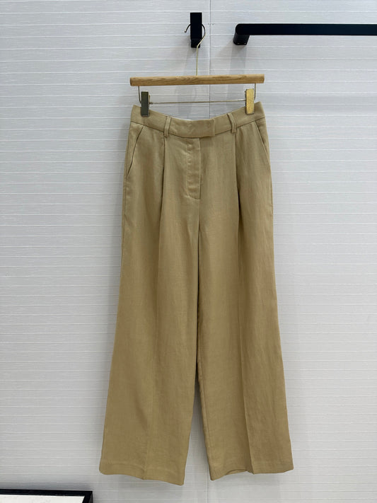 Brune 25fw linen pants