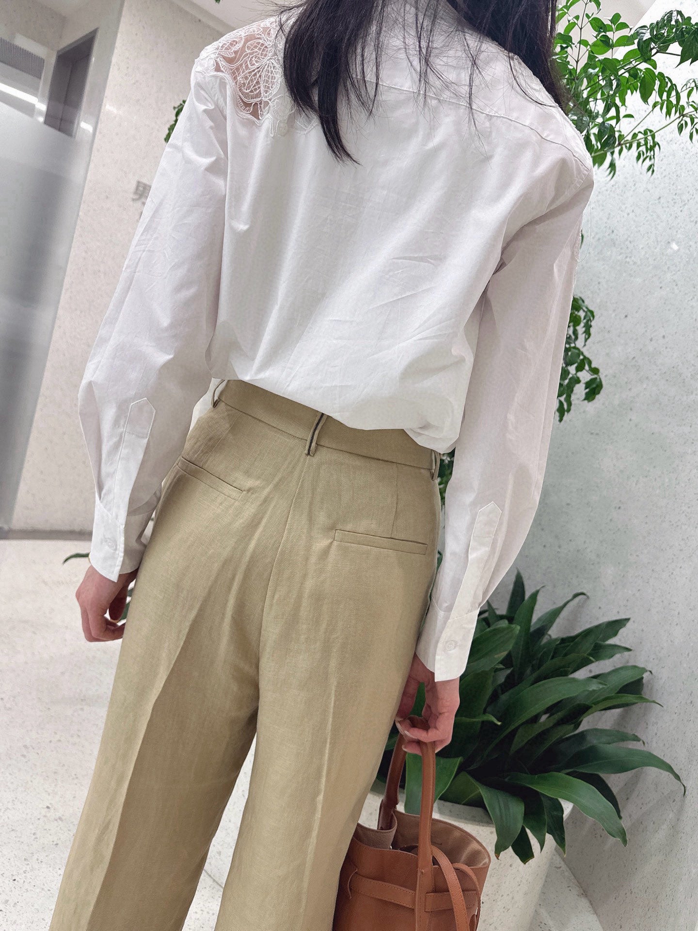 Brune 25fw linen pants