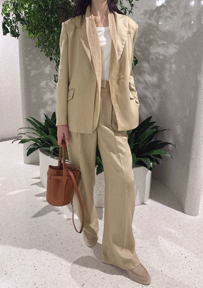 Brune 25fw linen pants