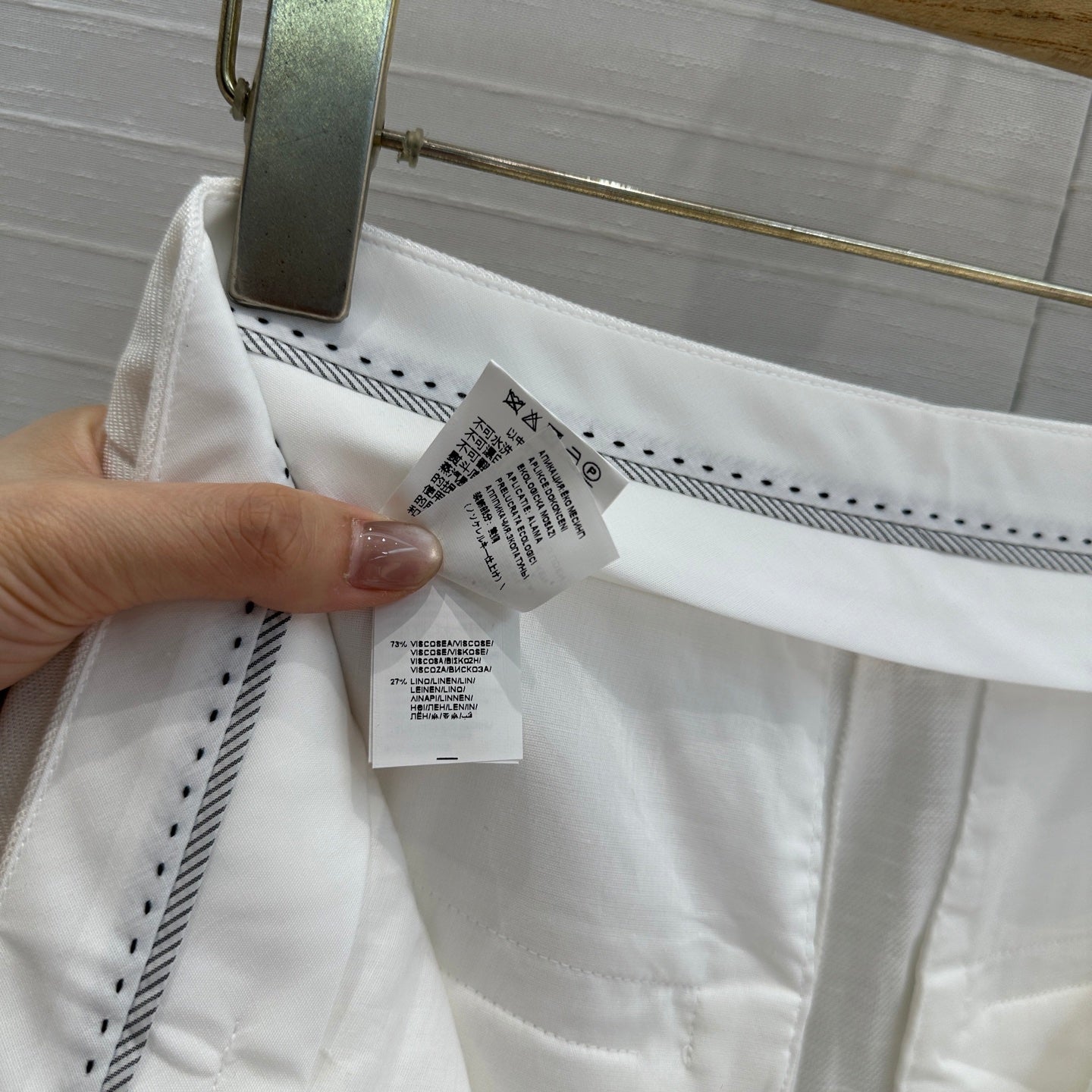Brune 25fw linen pants