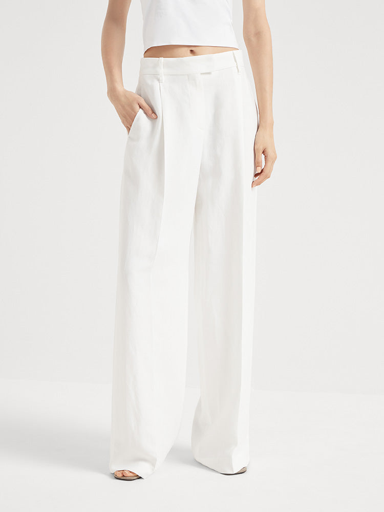 Brune 25fw linen pants
