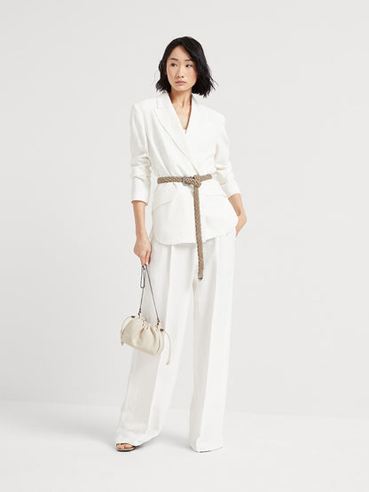 Brune 25fw linen pants
