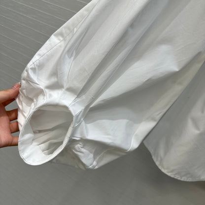 Alai 25fw pleated shirt