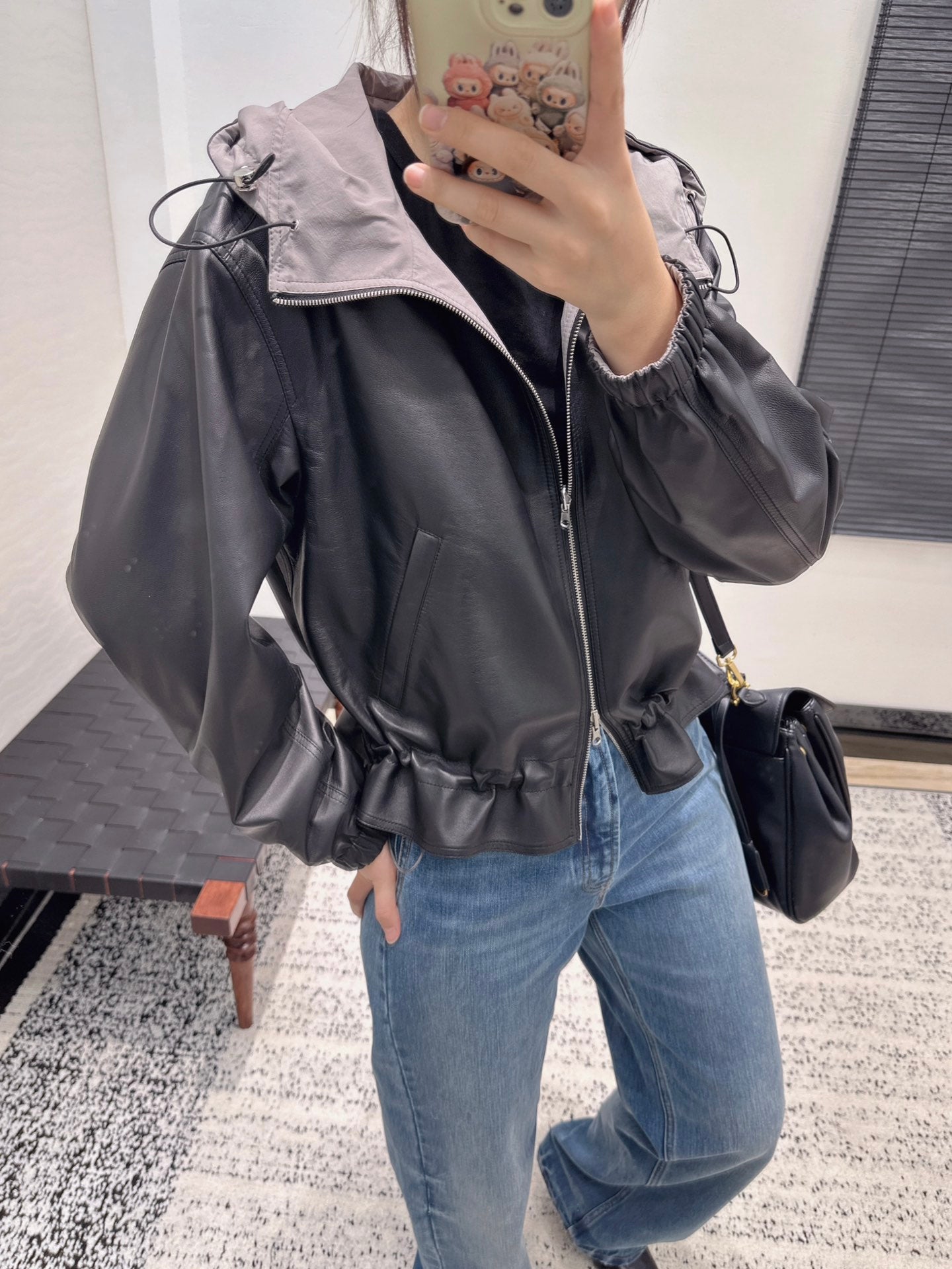 Row 25fw sheepskin jacket