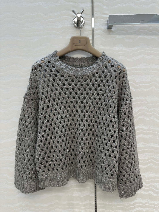 Brune 25fw embroidered sweater
