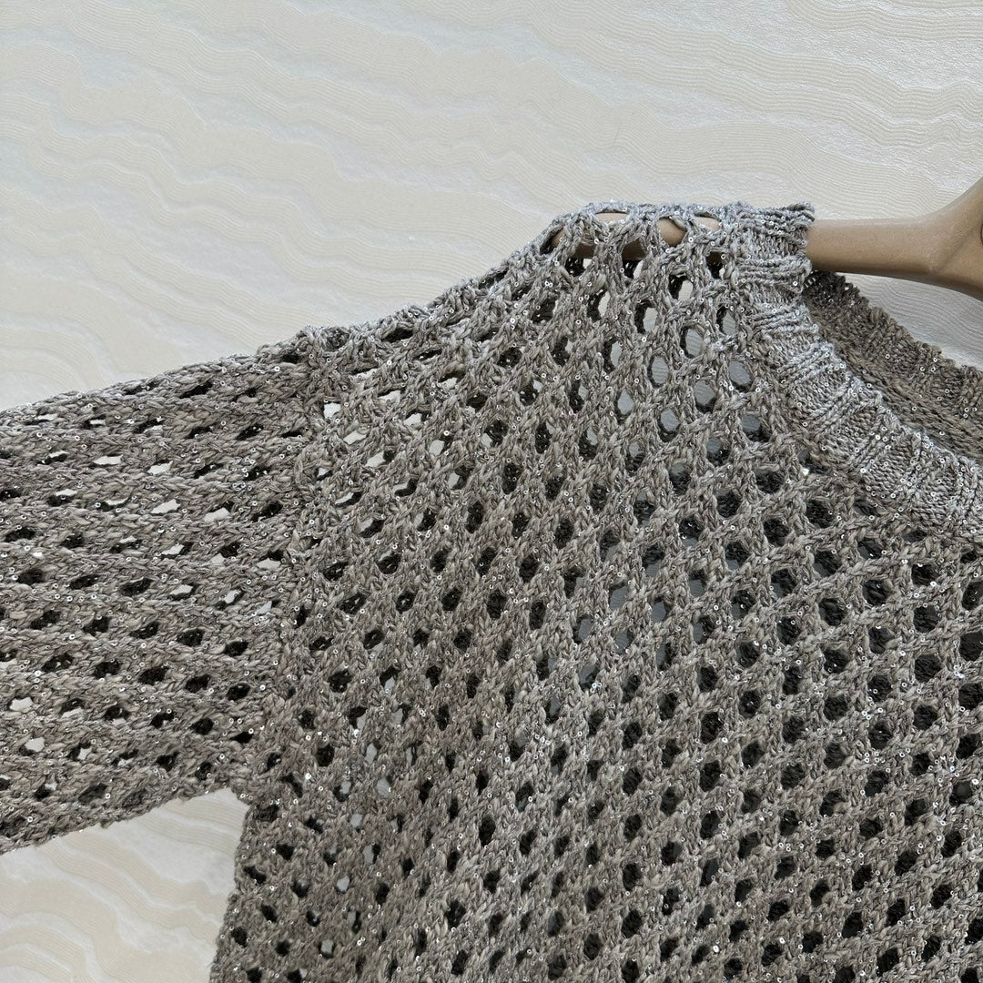 Brune 25fw embroidered sweater