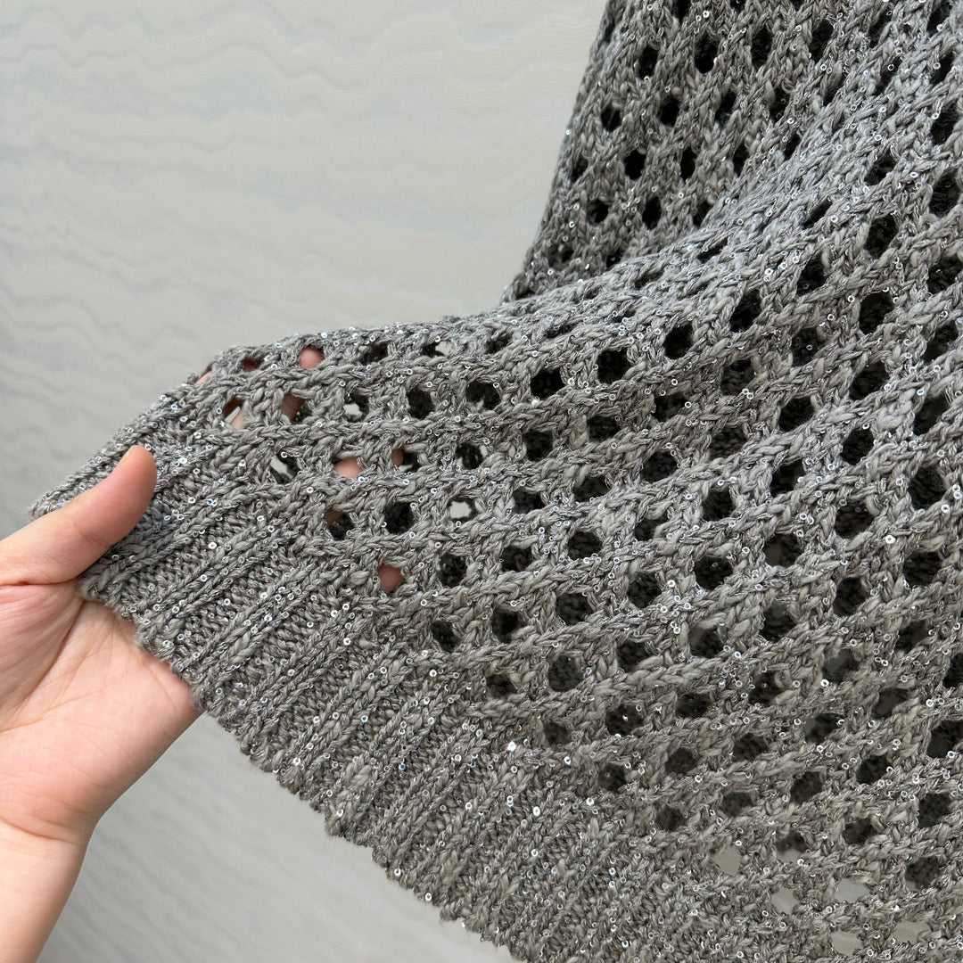 Brune 25fw embroidered sweater