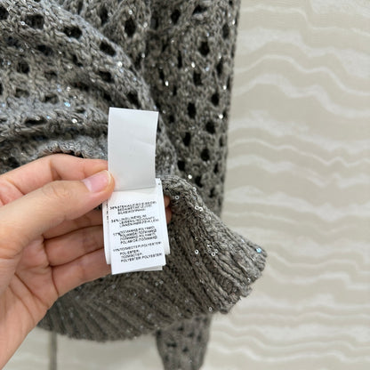 Brune 25fw embroidered sweater