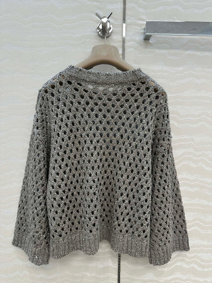Brune 25fw embroidered sweater