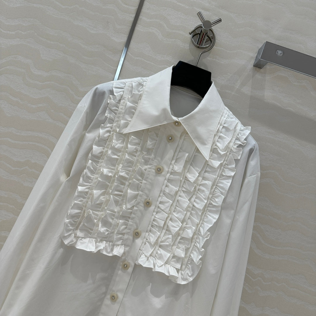 Valen 25fw pleated shirt