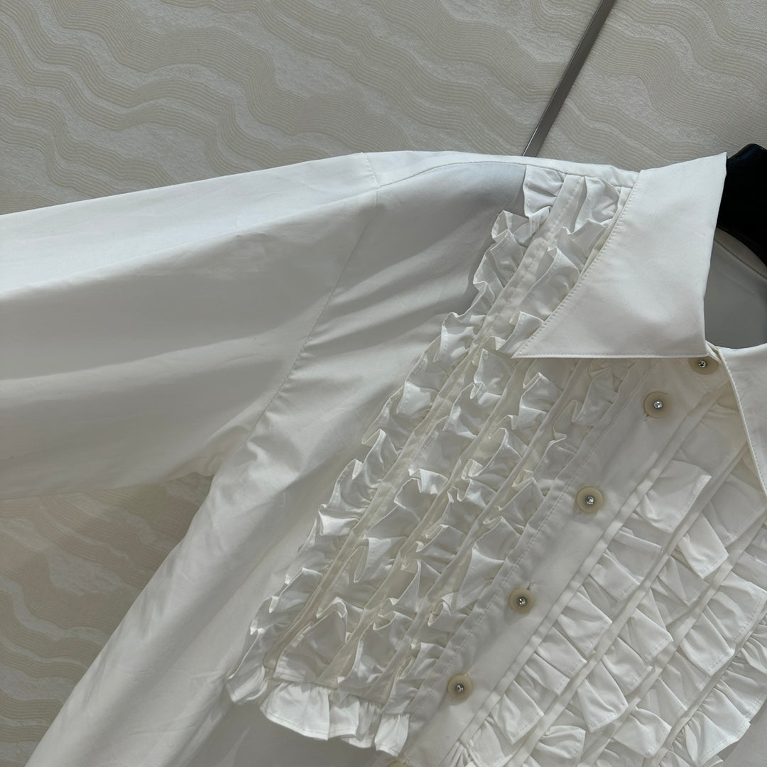 Valen 25fw pleated shirt