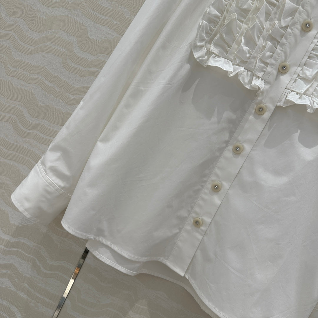 Valen 25fw pleated shirt