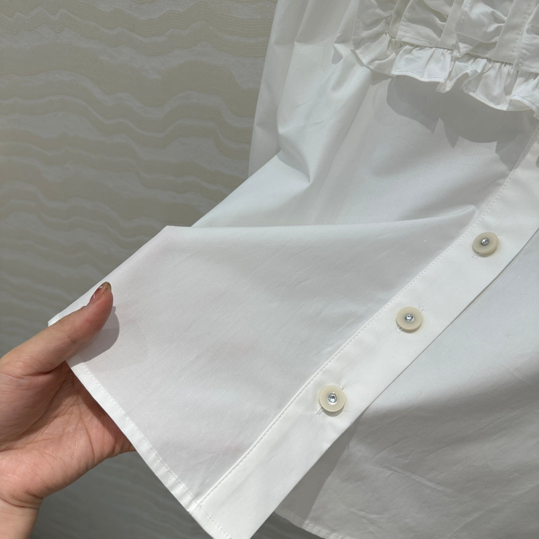 Valen 25fw pleated shirt
