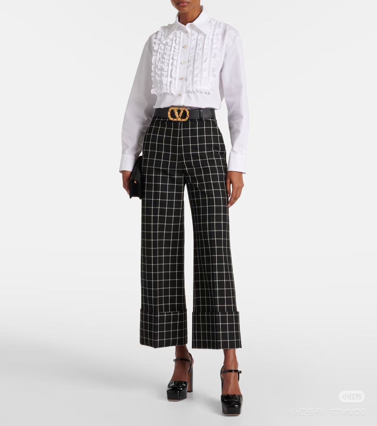 Valen 25fw pleated shirt
