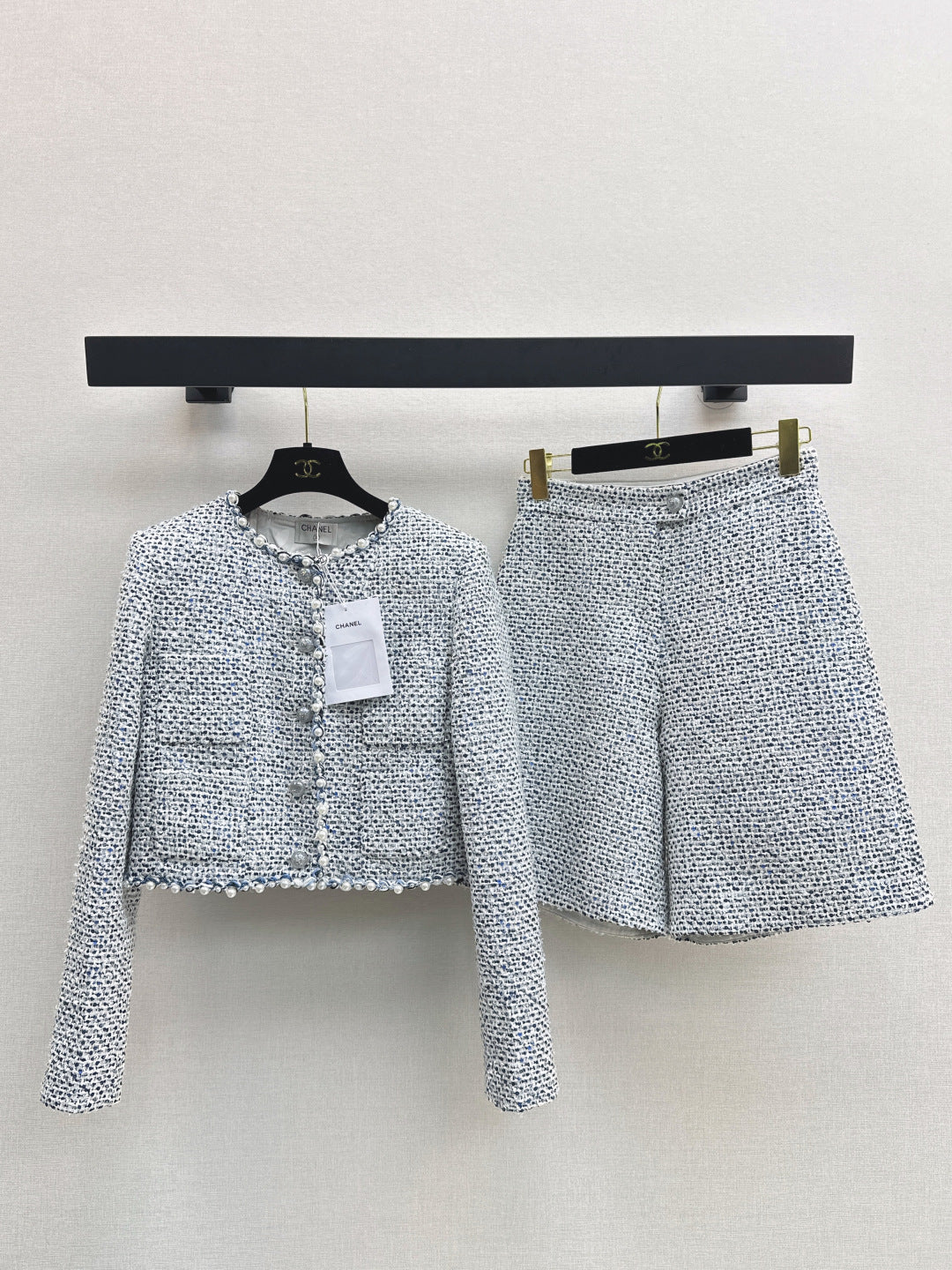 Chan 25fw beaded suit