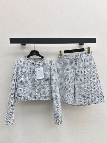 Chan 25fw beaded suit