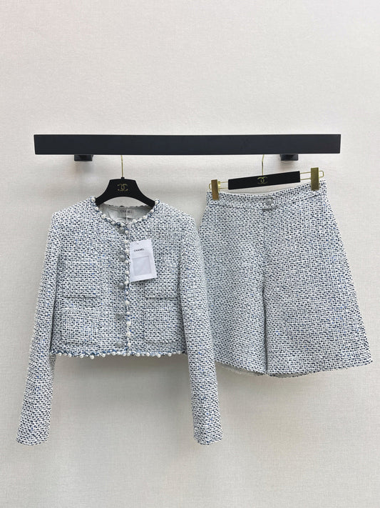 Chan 25fw beaded suit
