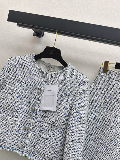 Chan 25fw beaded suit
