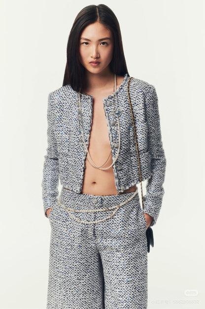 Chan 25fw beaded suit
