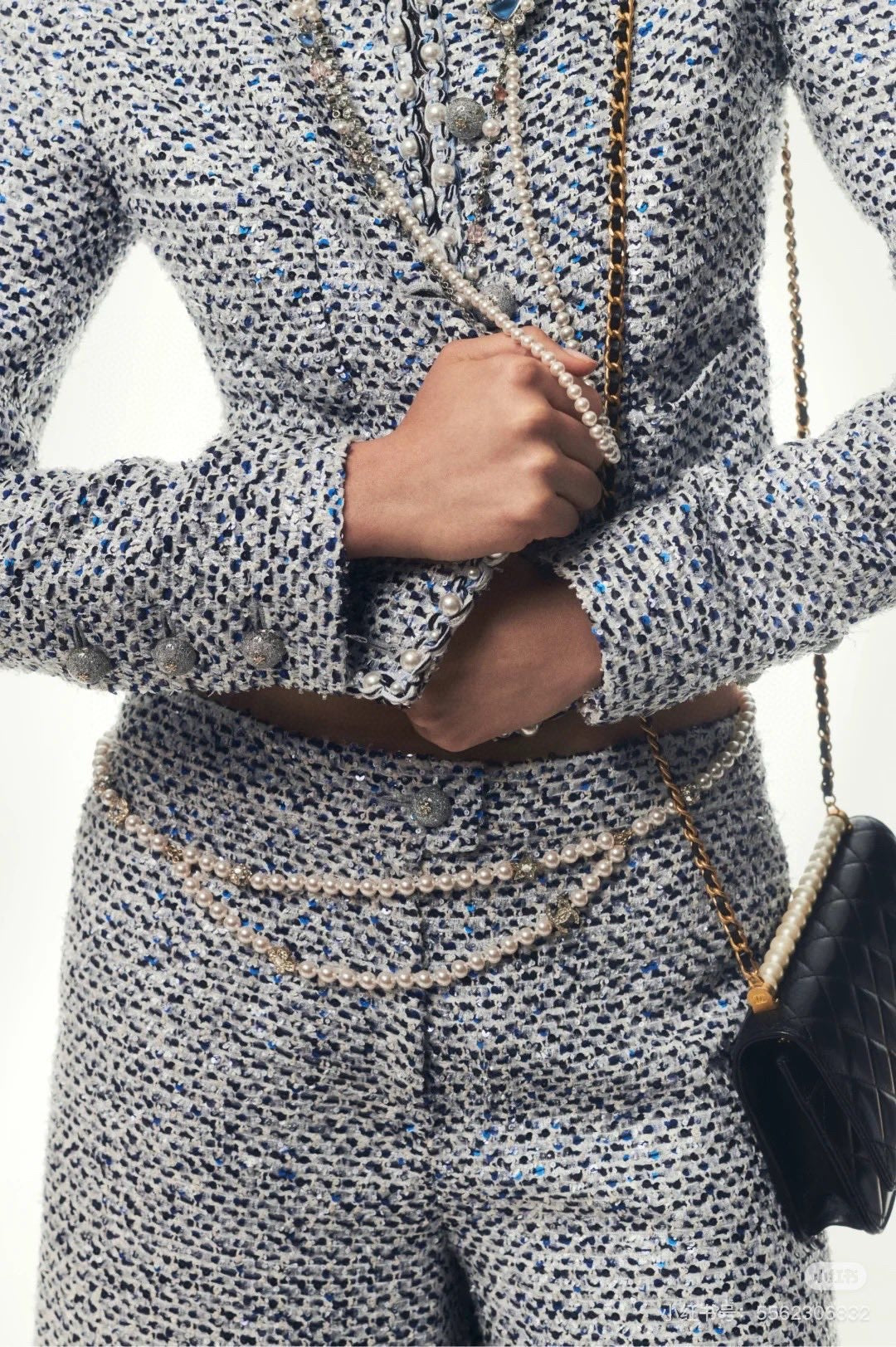 Chan 25fw beaded suit