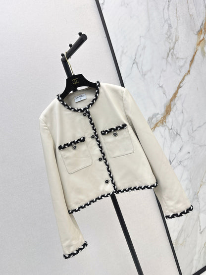 Chan 25fw leather jacket
