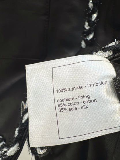 Chan 25fw leather jacket