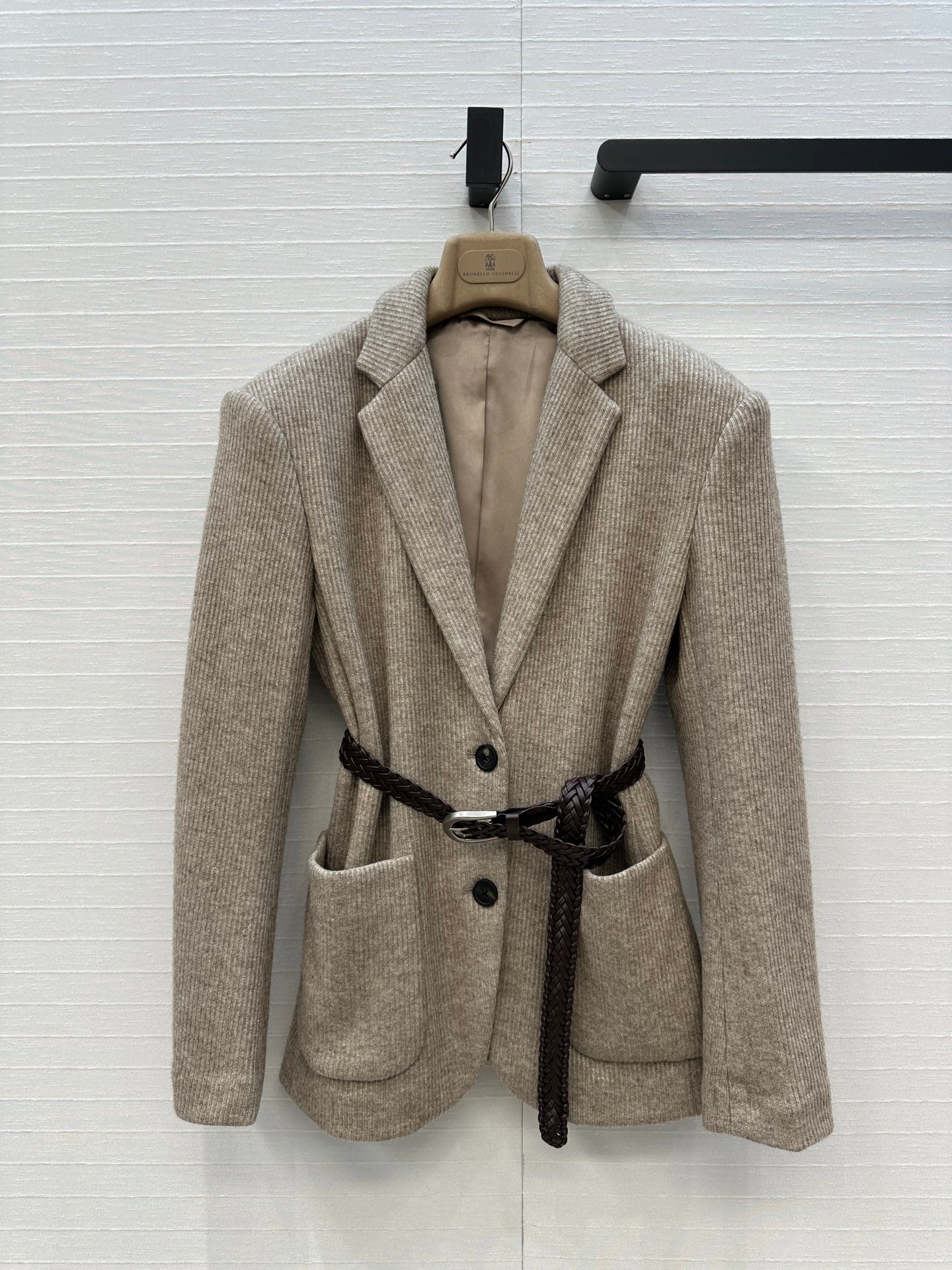 Brune 25fw knitted jacket