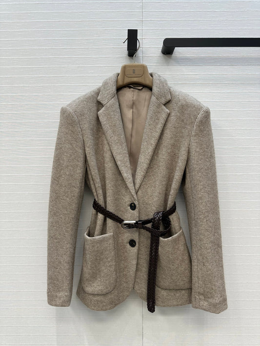Brune 25fw knitted jacket