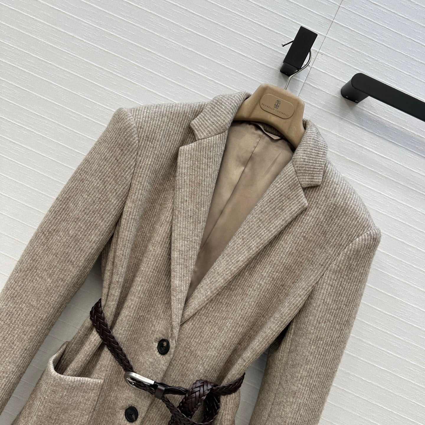 Brune 25fw knitted jacket