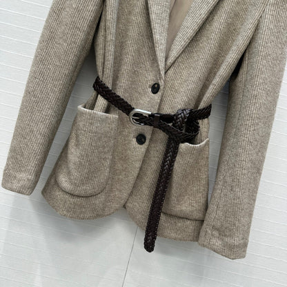 Brune 25fw knitted jacket