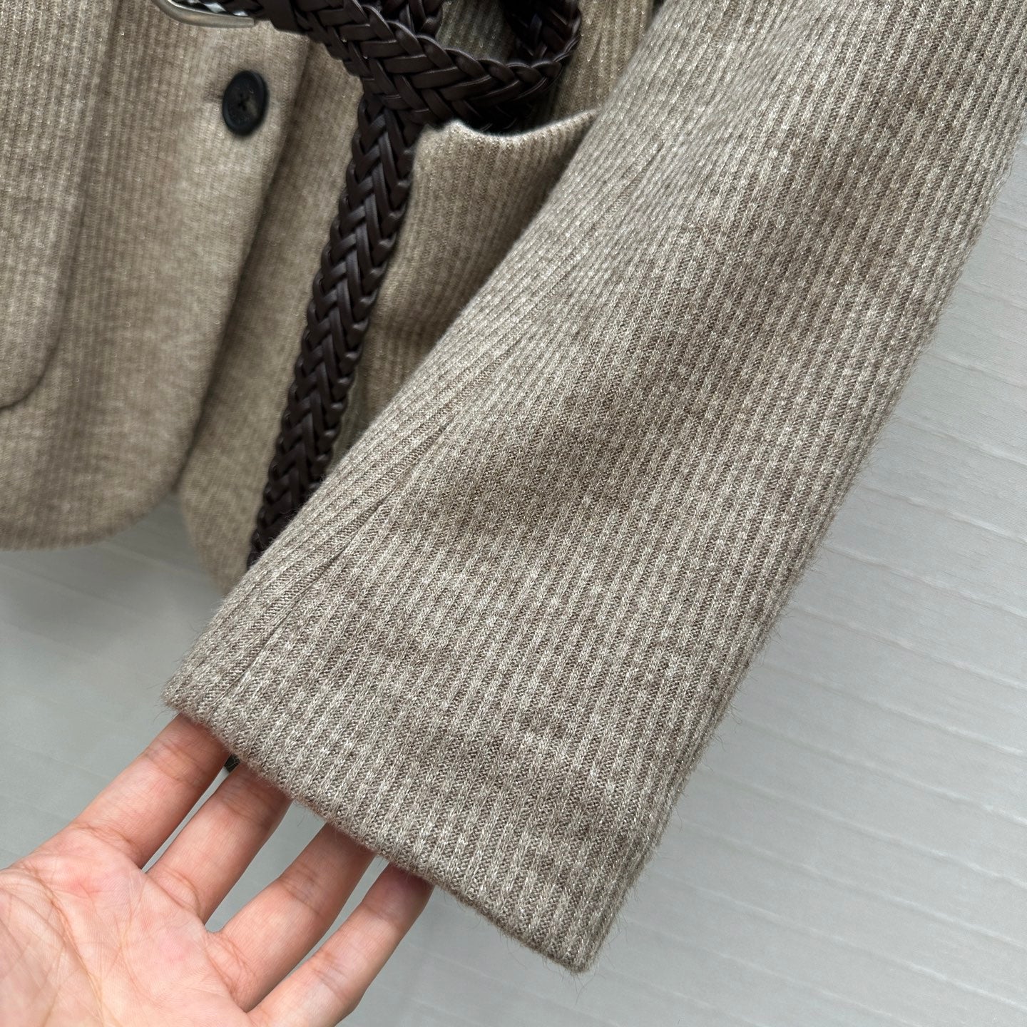 Brune 25fw knitted jacket
