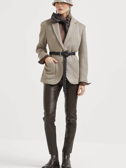 Brune 25fw knitted jacket