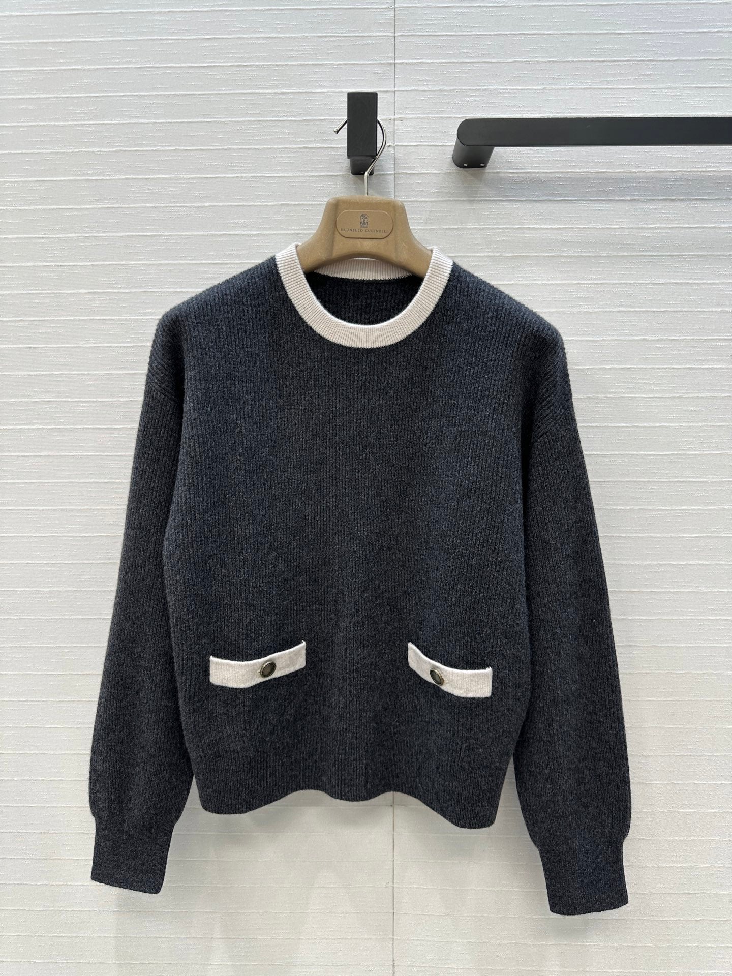 Brune 25fw knitted sweated