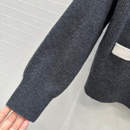 Brune 25fw knitted sweated