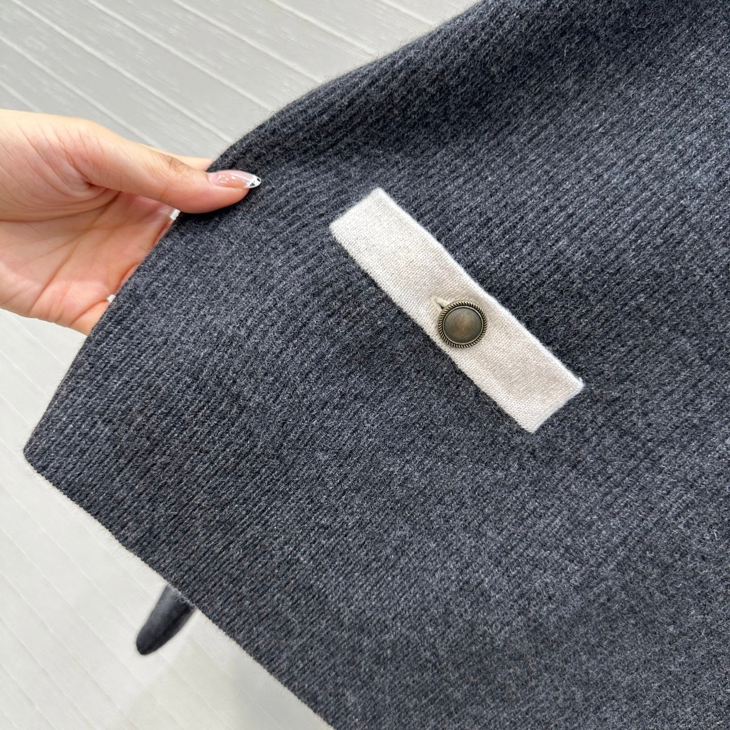 Brune 25fw knitted sweated