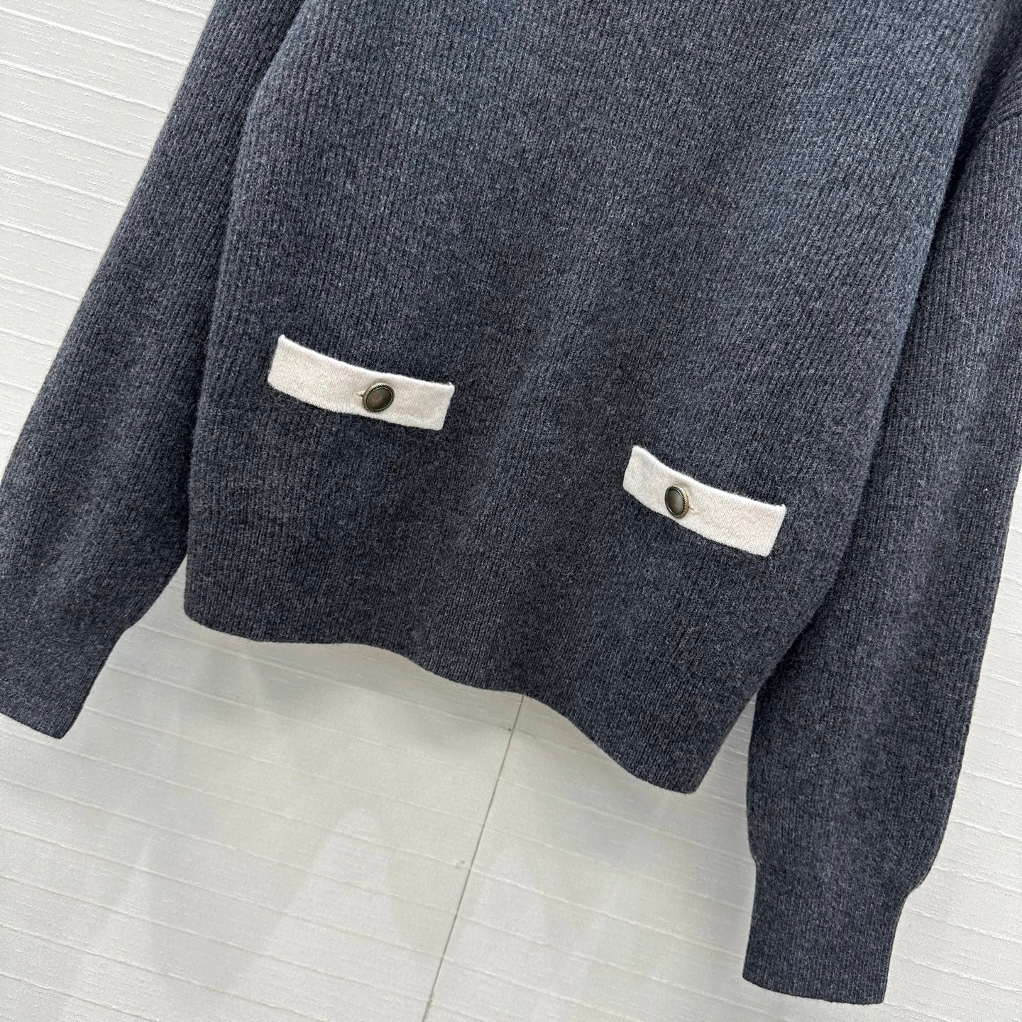 Brune 25fw knitted sweated